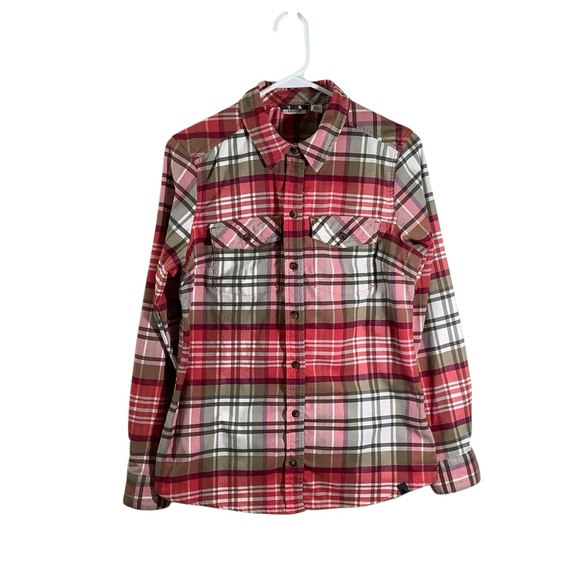 L.L. Bean Tops - L.L. Bean Red and Green Plaid Casual Shirt